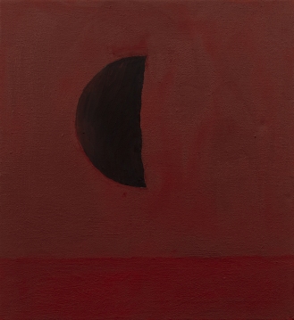 Untitled, 2021, tempera on canvas, 65 x 60 cm