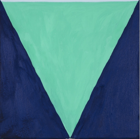Fall, 2020, tempera on canvas, 60 x 60 cm