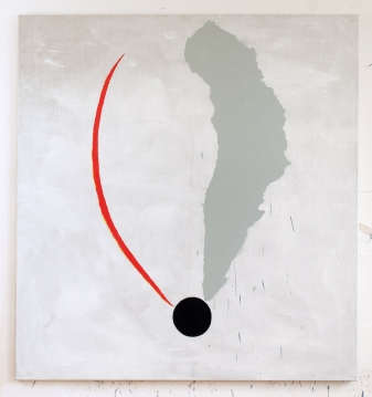  	Bez názvu, 2012, olej na plátně, 150 x 160 cm